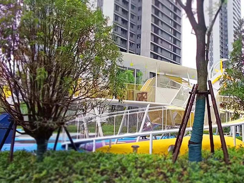 户外儿童非标游乐设备侧面图