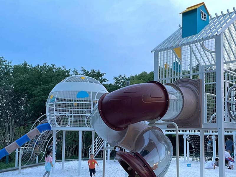 幼儿园室外攀爬廊架