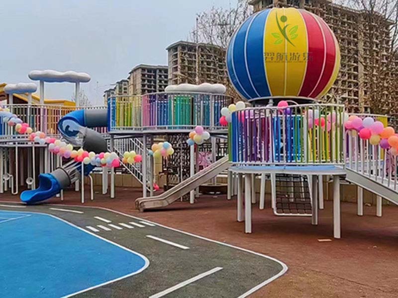 幼儿园户外大型玩具攀爬廊架>