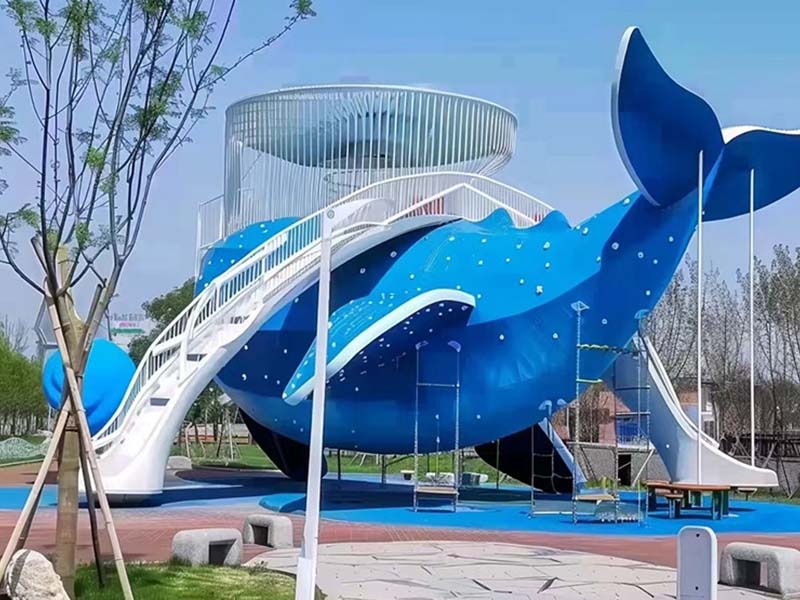 游乐场鲸鱼造型非标游乐设备