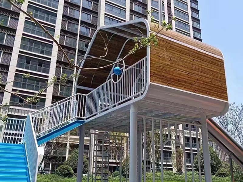 小区架空层无动力游乐设备