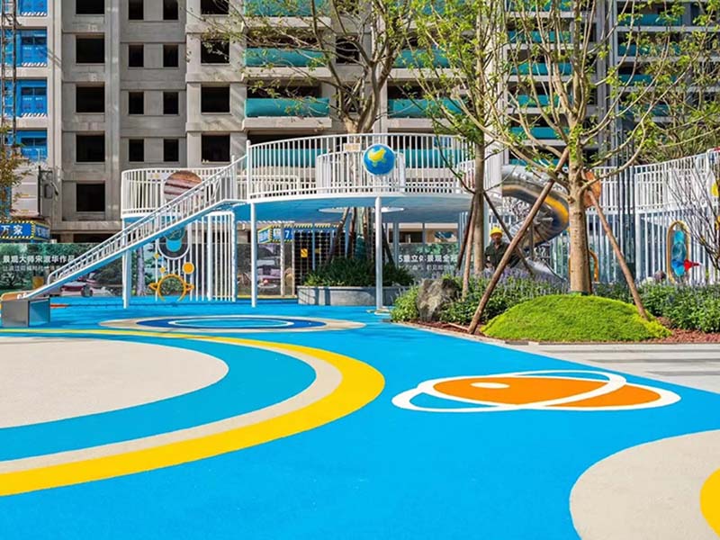 社区非标户外廊架细节图