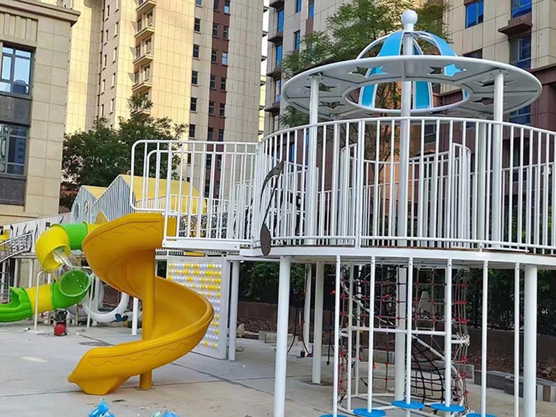 幼儿园室外非标攀爬廊架