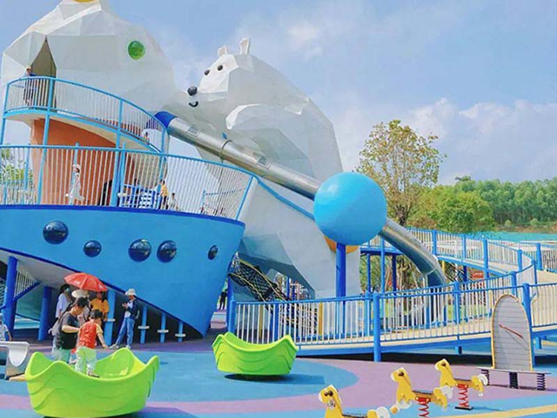 恐龙造型无动力游乐设施