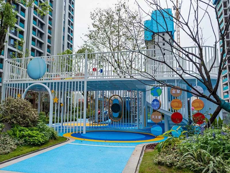 社区非标户外廊架实拍图