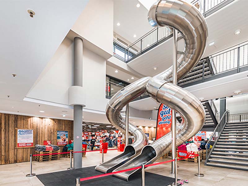 室内不锈钢滑梯