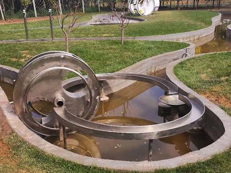 公园沙池儿童戏水设备