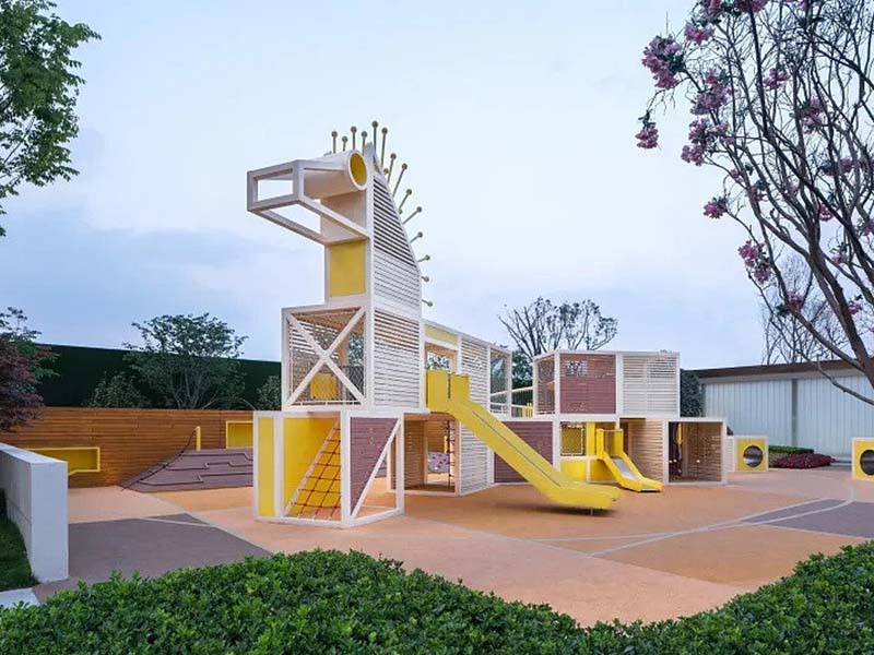 社区儿童攀爬组合