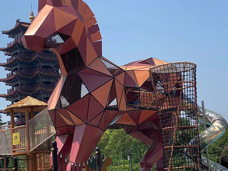 花朵造型景区无动力设备